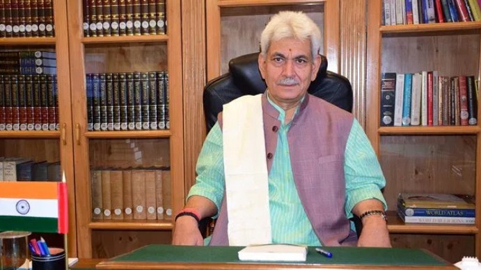 Lt Governor Sinha conveys heartfelt condolences on the sad demise of Union MoS Railways,Shri Suresh Angadi