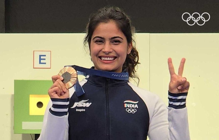 Manu Bhaker scripts history, becomes first Indian woman to win medal in shooting at Olympics