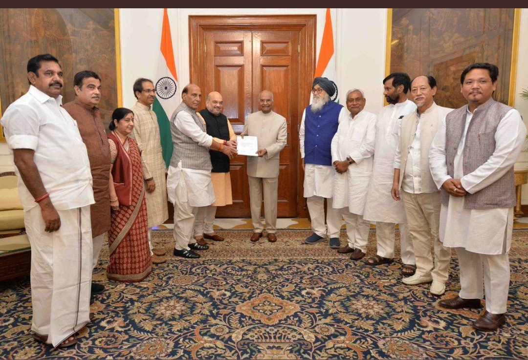President appoints Modi to the office of PM 