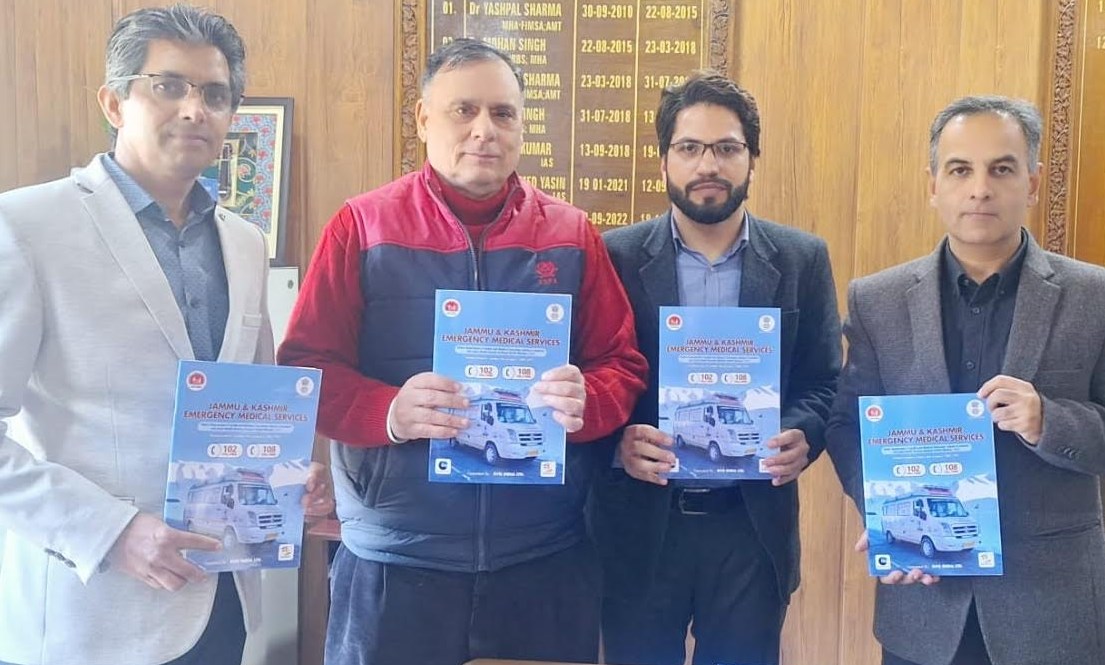 NHM Mission Director launches 8th edition of 108 free ambulance service magazine