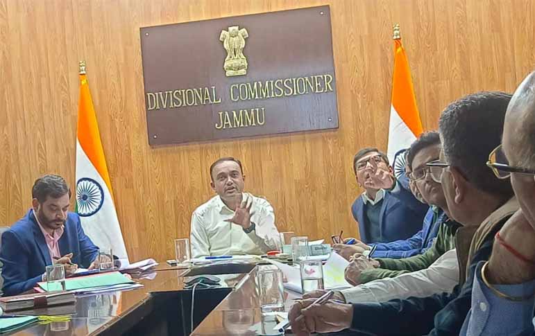 Div Com Jammu reviews status of de-silting, maintenance of Irrigation canals in Jammu, Samba and Kathua