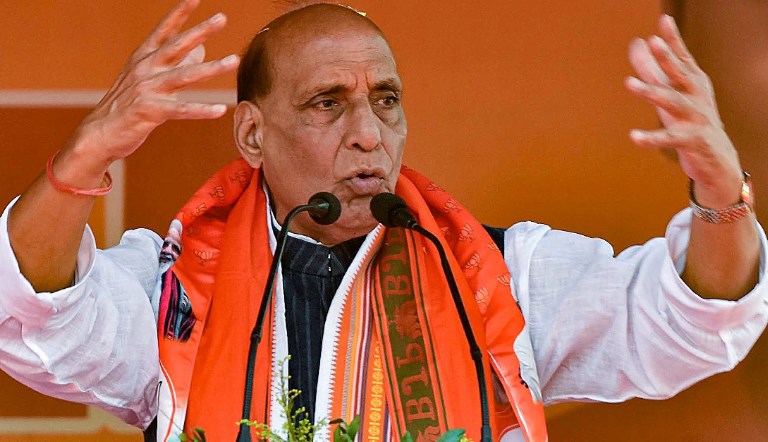 India developing infrastructure along the frontier with China at a rapid speed: Rajnath Singh