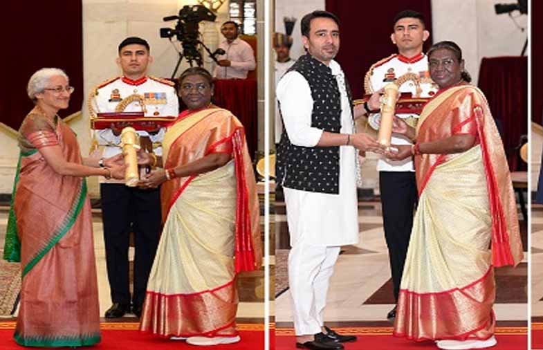 President confers Bharat Ratna on ex-PMs Narasimha Rao, Charan Singh, 2 others posthumously