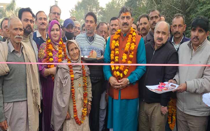 Jugal inaugurated Karli-Pangali road under NABARD