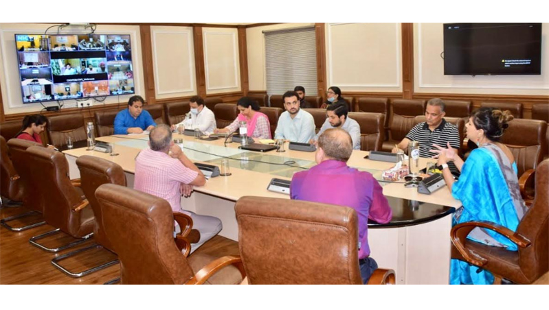 Yasha Mudgal chairs a meeting to discuss plan of action for registering VOs, CLFs of NRLM as Cooperative Societies