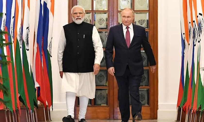 Indian PM Modi tells Russia's Putin now 'is not an era of war'