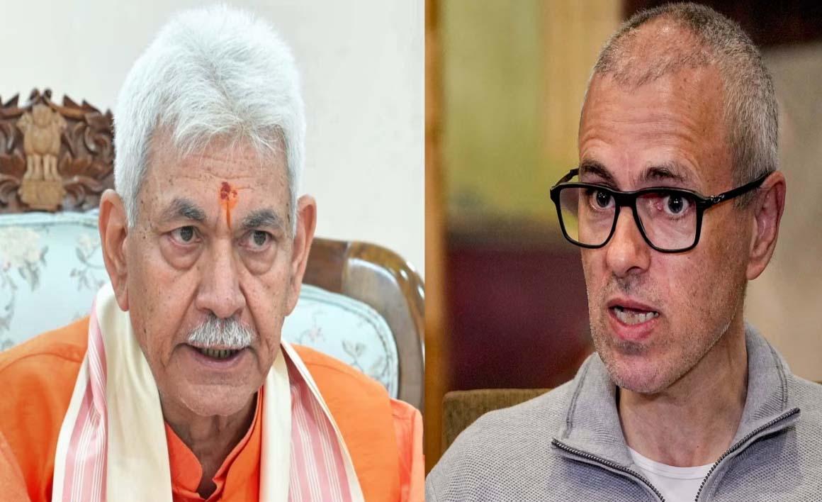 J&K CM Omar Abdullah calls on LG Sinha