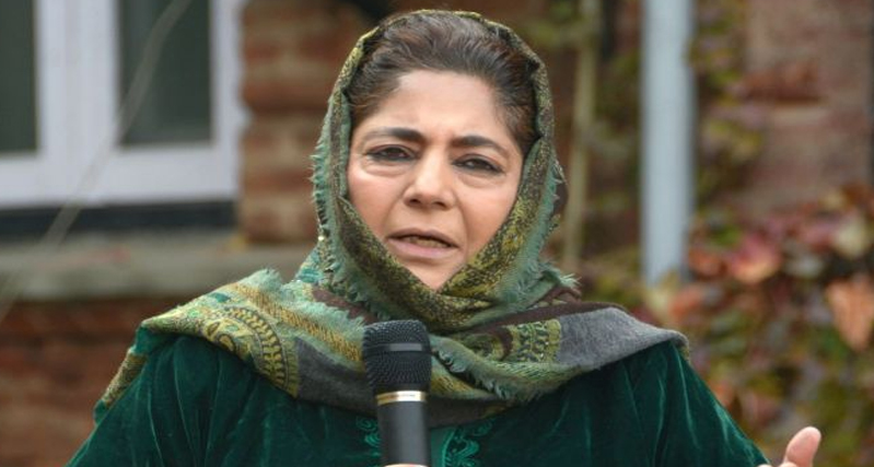 Mehbooba accuses BJP of muzzling dissent, says ‘it wants to ban PDP’
