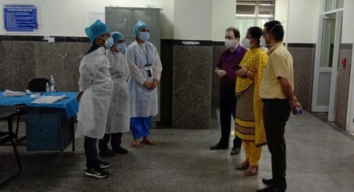 PMC inspects patient care facilities in GMCH, MCH and DRDO Hospital