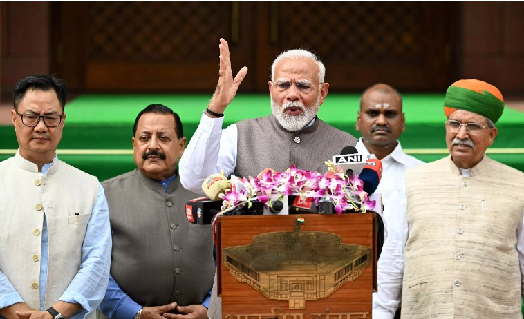 All political parties must fight together for country for next five years: PM Modi