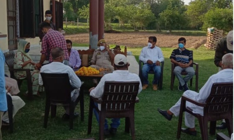 PCPG meeting conducted by SHO PS Jhajjar Kotli Jammu