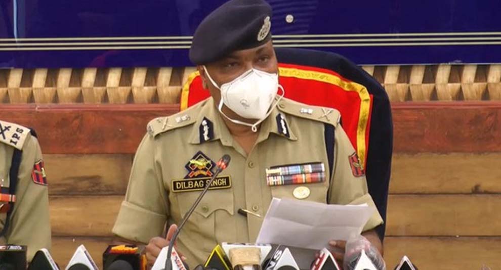 Two Jaish-E-Mohammed Terrorists Neutralised By Security Forces In Anantnag: J-K DGP