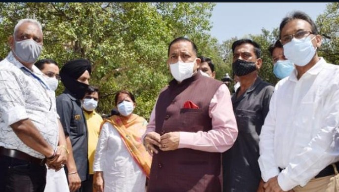 Dr Jitendra Singh inspects development works under Devika Project, inaugurates tele-medicine at DH Udhampur