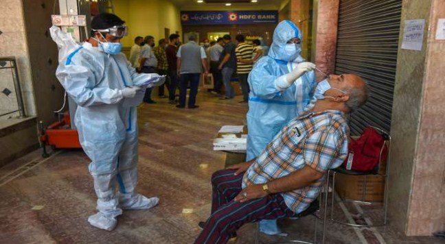 India records biggest one-day spike of 96,550 COVID-19 cases, published,209 deaths; tally crosses 45 lakh-mark