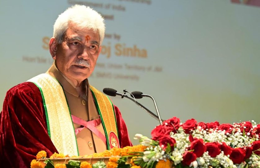 Lt Governor Manoj Sinha calls upon youth to build ‘Viksit Bharat’