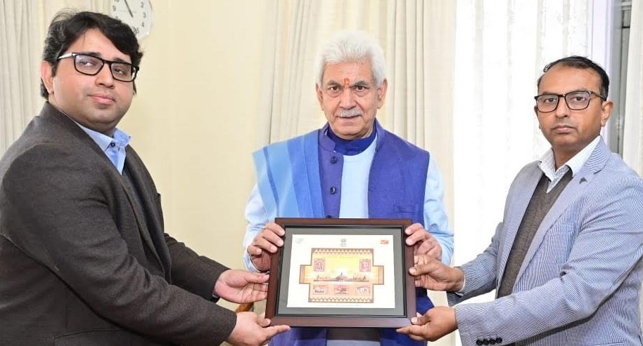 Director Postal Services J&K calls on Lt Governor