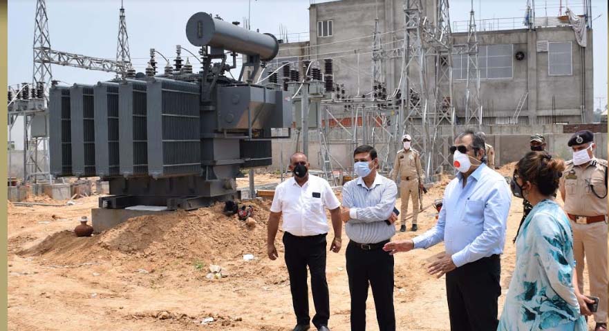 Advisor Baseer Khan inspects development works in Samba