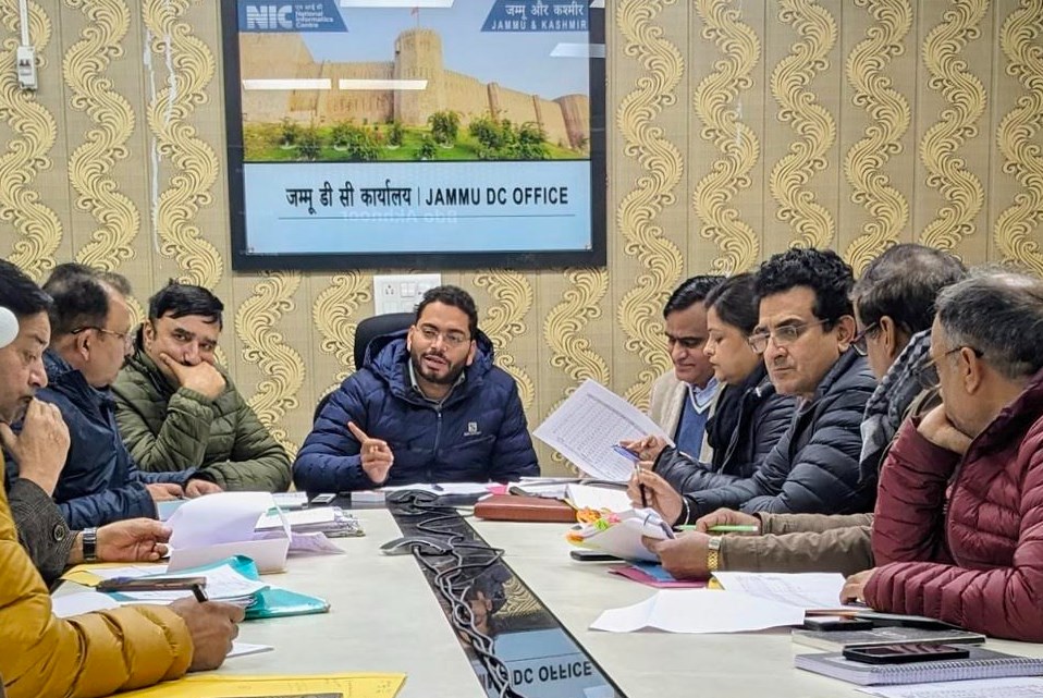 DM Jammu reviews progress of work on BADP projects