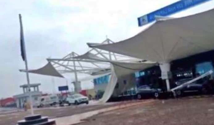 After Delhi, canopy outside Rajkot airport collapses amid heavy rains