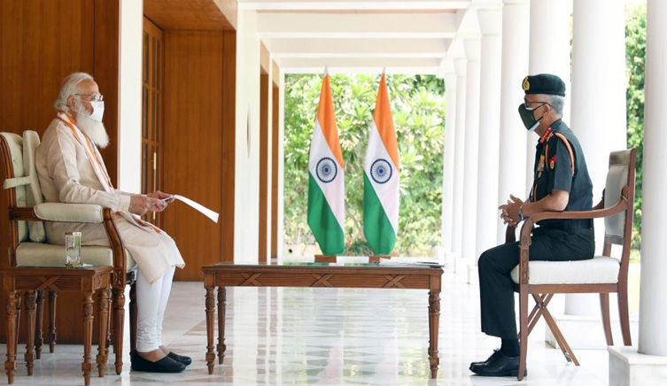 PM Modi meets CAS General Naravane, reviews Army's preparedness, initiatives in COVID-19 management