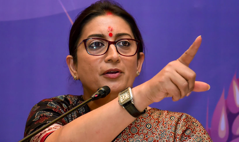 Arvind Kejriwal has given his own clean chit to 'corrupt' Satyendar Jain, says Smriti Irani