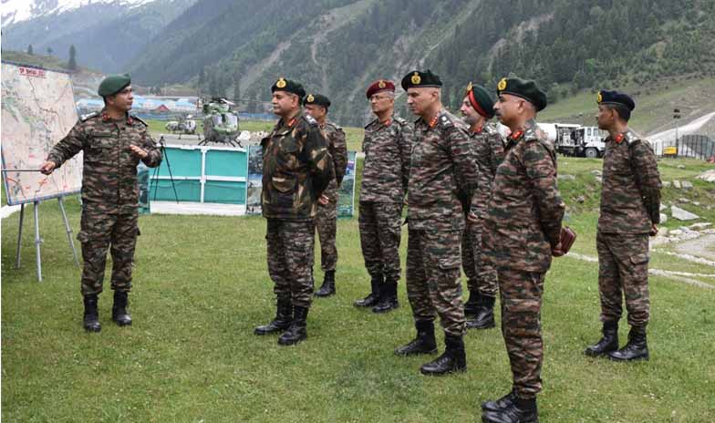 Northern Army Commander Lt General Upendra Dwivedi reviews Amarnath Yatra preparations