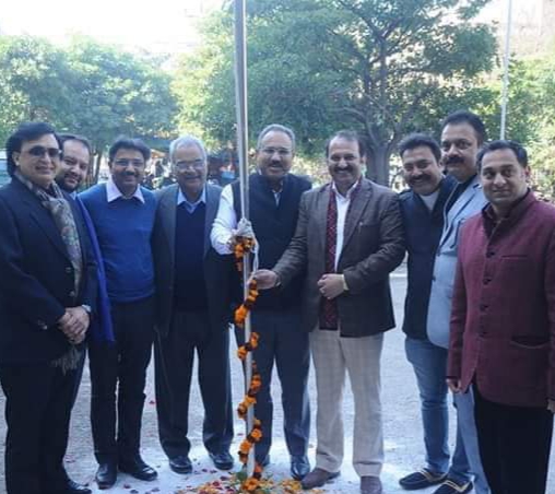 Tourism Federation of Jammu celebrates first Republic Day of J&K UT, National Flag hoisted by Chairman Rajesh Gupta