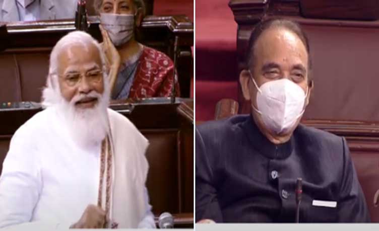 I respect Ghulam Nabi Azad, he never uses foul language: PM Narendra Modi in Rajya Sabha