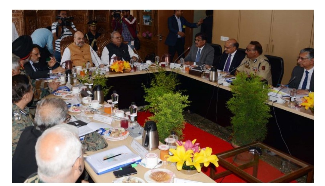 Home Minister reviews Security arrangements and Development projects, issues several instructions