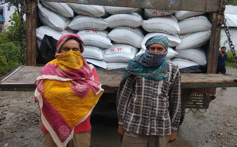 200 bags of Government Supply Rice Seized by Kulgam Police