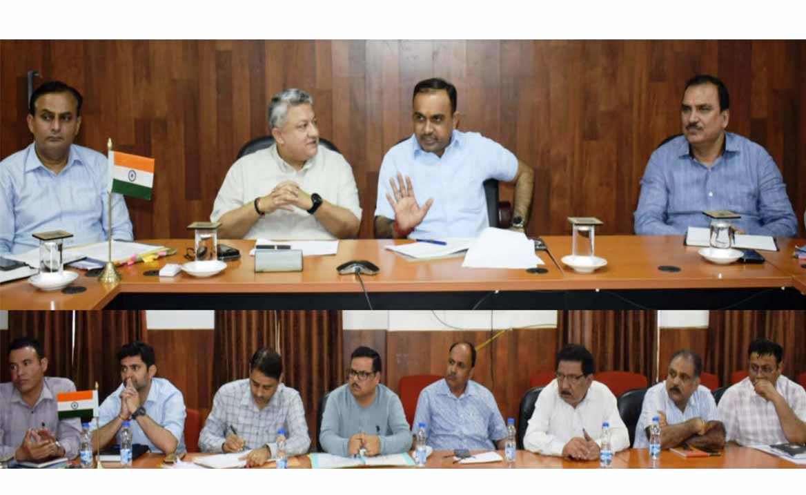 Div Com Jammu reviews progress of work on DAK expressway in Reasi District