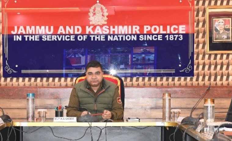 IGP Kashmir takes stock of security scenario at PCR Kashmir
