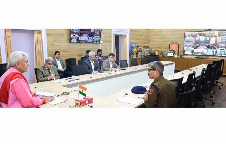 Lt Governor reviews progress of Viksit Bharat Sankalp Yatra, recruitment to various posts and institutionalised outreach programmes across the UT