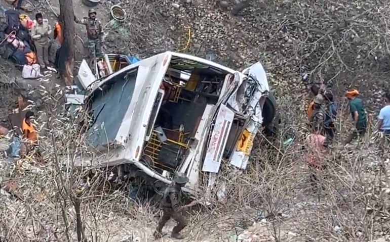 21 Dead and 40 injured as Bus Falls into Gorge in Jammu and Kashmir’s Akhnoor