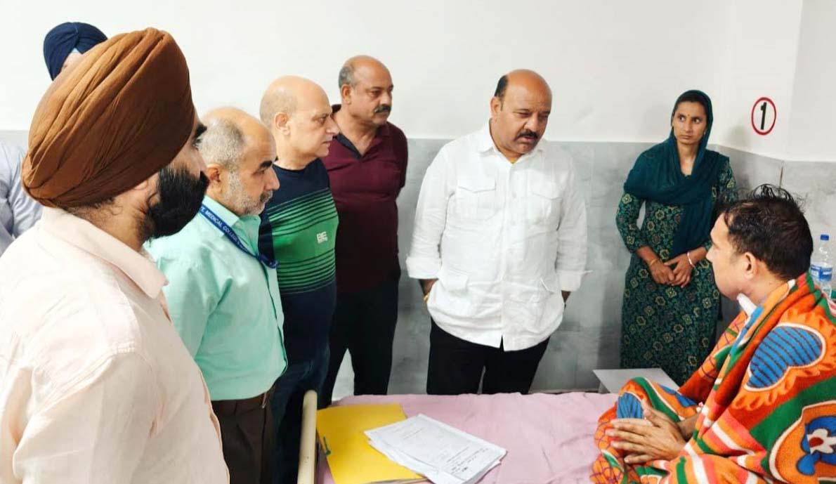 Dy CM inspects healthcare facilities at GMC, Super Speciality Hospital