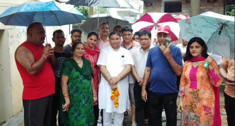 Sat starts construction works of lane at Sarwal