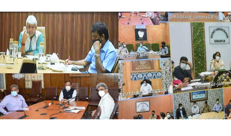 Covid Containment Measures:  Lt Governor chairs series of meetings with Covid Task Force, DCs, SPs