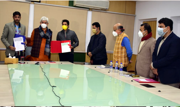 J&K Sports Council signs MoU with cricketer Suresh Raina for training budding cricketers across the UT