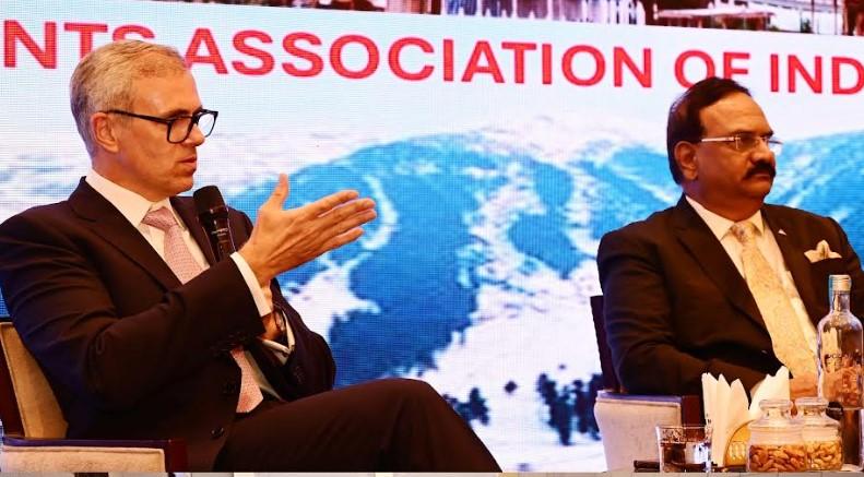 CM Omar Abdullah addresses Travel Agents Association of India