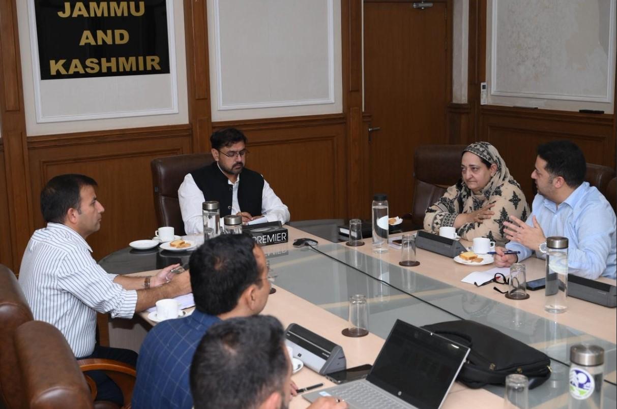 Satish Sharma reviews proposal for Single Window Digital System for Recruitment Rules in J&K Deptts.
