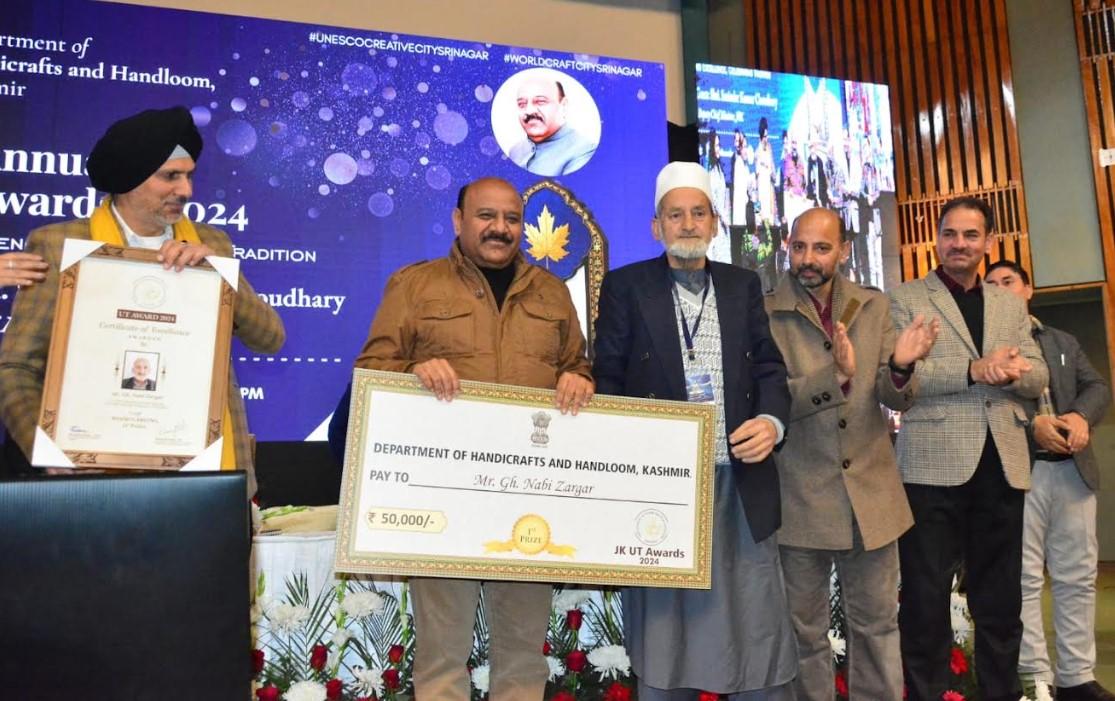 Dy CM honours 38 Master Craftsmen with Prestigious UT-Level Artisan Awards – 2024 for preserving, innovating rich Handicraft legacy