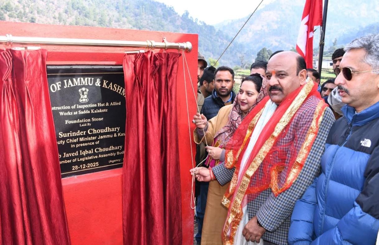 Deputy CM inaugurates 45-Metre Steel Bridge at Sadda Nallah, Mangrote