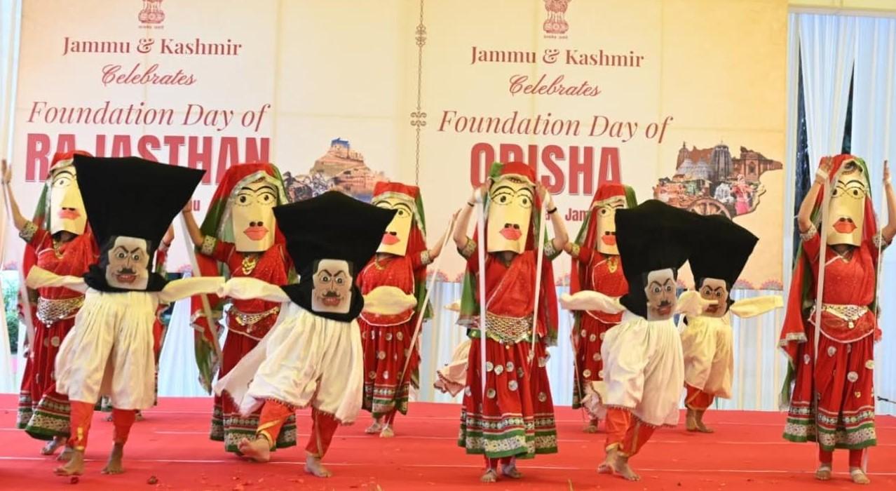 Jammu Kashmir Lok Bhavan celebrates Rajasthan and Odisha Day