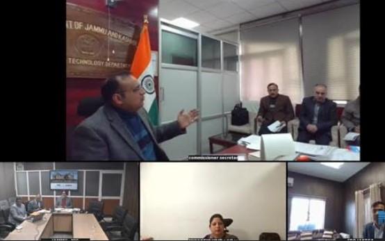 Commissioner Secretary IT reviews implementation of National e-Vidhan App in J&K