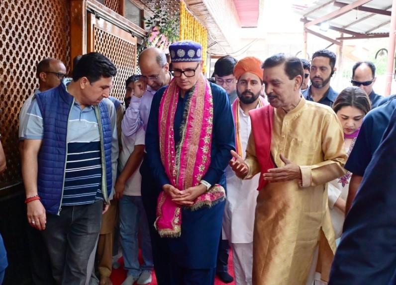 CM Omar Abdullah extends greetings on Mela Kheer Bhawani, prays for peace and prosperity