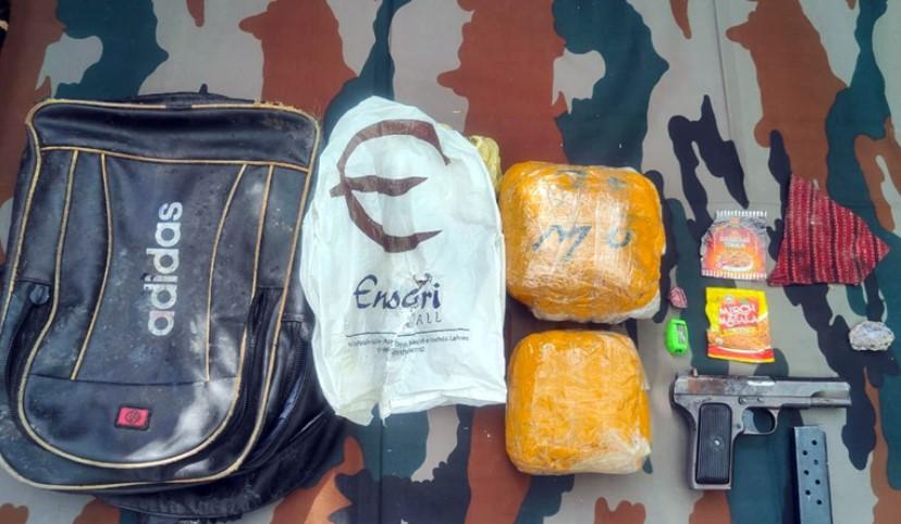 Army recovers drugs, Chinese pistol near LoC in Poonch