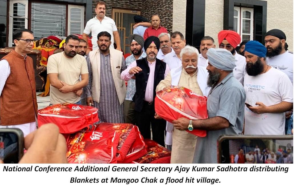 Omar led government committed to relief, rehabilitation of flood-hit families: Sadhotra