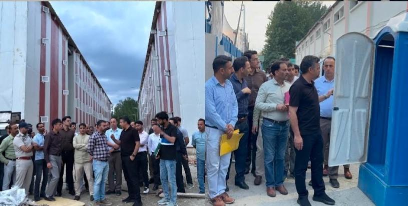 DC Anantnag visits Yatra Transit Camps, directs provision of adequate facilities for pilgrims