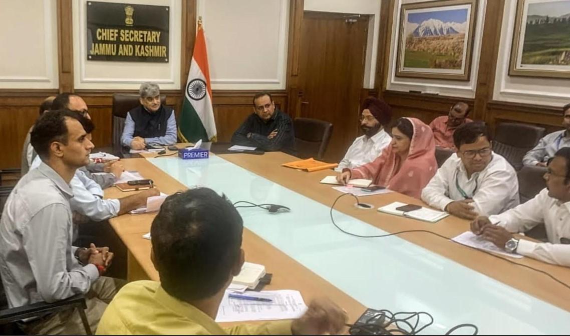 Chief Secretary reviews availability, distribution of petroleum products in far-flung areas of J&K