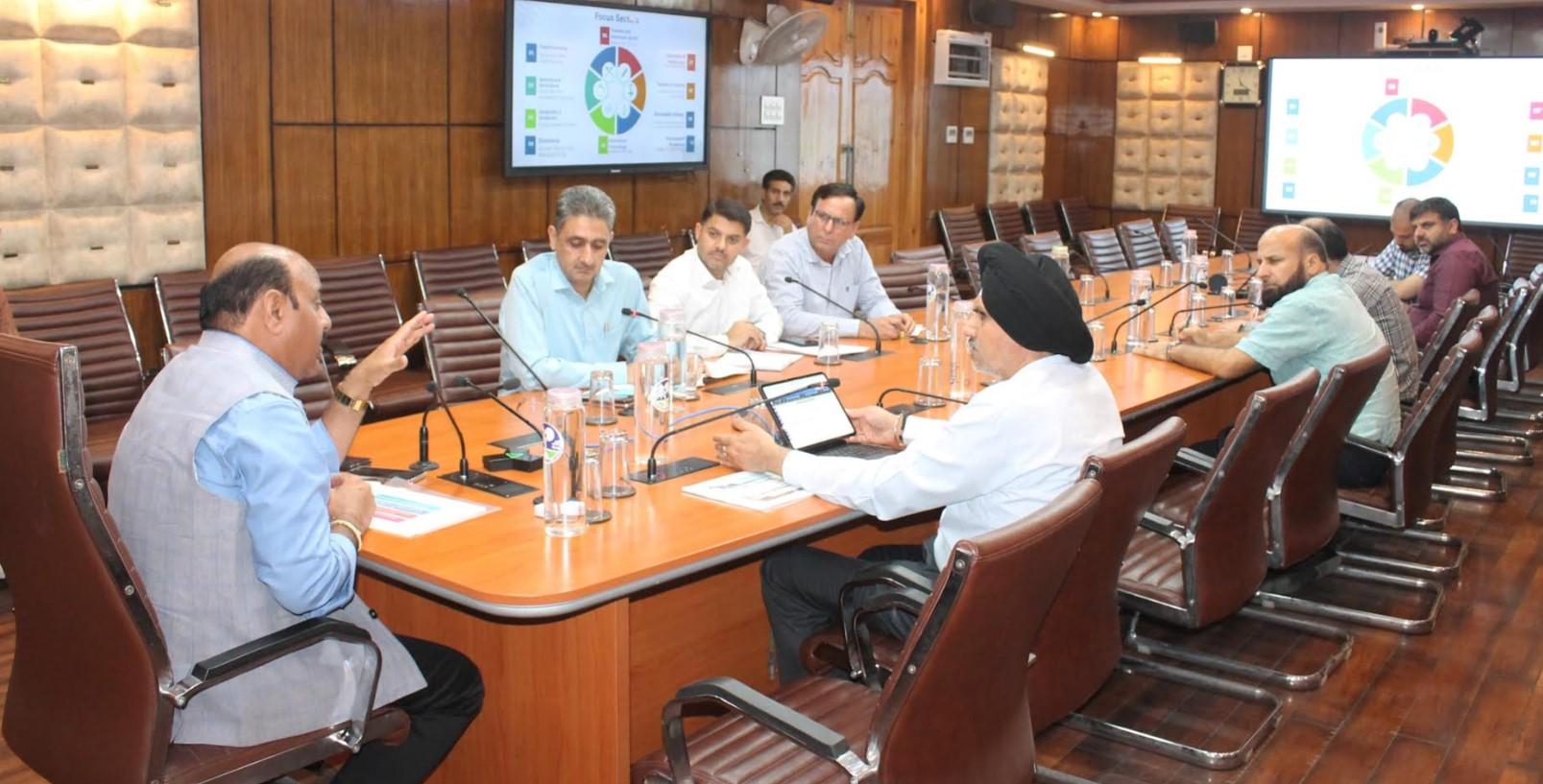 Dy CM chairs meeting of JKEDI on J&K Startup Policy 2024-27